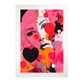 Póster Abstracto de Enamoramiento