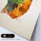 Poster de Erizo estilo acuarela. Láminas de animales con estilo acuarela-Artwork-Nacnic-Nacnic Estudio SL