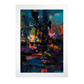 Póster de Expresionismo Abstracto Inspirado en la C