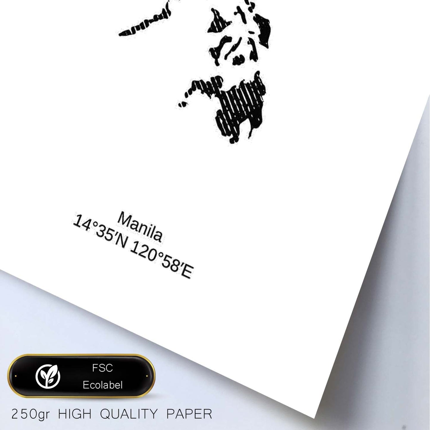Poster de Filipinas. Láminas de paises y continentes del mundo.-Artwork-Nacnic-Nacnic Estudio SL