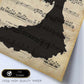 Poster de Flamenca sobre partitura. Láminas de imágenes con partituras. Diseño de música para el hogar.-Artwork-Nacnic-Nacnic Estudio SL