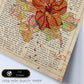 Poster de Flores naranjas. Láminas de flores diseñadas con estilo antiguo. Diseño de botánica y plantas.-Artwork-Nacnic-Nacnic Estudio SL