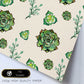 Poster de flores y naturaleza. Lámina cuadrada Jardín en flor, ilustrada con dibujos a color.-Artwork-Nacnic-Nacnic Estudio SL