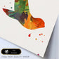 Poster de Foca estilo acuarela. Láminas de animales con estilo acuarela-Artwork-Nacnic-Nacnic Estudio SL