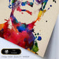 Poster de Frankenstein con diseño acuarela. Mix de láminas con estilo acuarela-Artwork-Nacnic-Nacnic Estudio SL