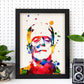 Poster de Frankenstein con diseño acuarela. Mix de láminas con estilo acuarela-Artwork-Nacnic-Nacnic Estudio SL