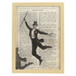 Poster de Fred Astaire. Láminas de personajes importantes. Posters de músicos, actores, inventores, exploradores, ...-Artwork-Nacnic-A4-Marco Madera clara-Nacnic Estudio SL