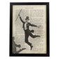 Poster de Fred Astaire. Láminas de personajes importantes. Posters de músicos, actores, inventores, exploradores, ...-Artwork-Nacnic-A4-Marco Negro-Nacnic Estudio SL