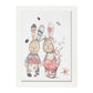 Poster de Fred y Caroline. Lámina Gustav y Caroline disfrutan del dia, con ilustraciones de conejos.-Artwork-Nacnic-A3-Marco Blanco-Nacnic Estudio SL