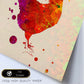 Poster de Gallina con diseño acuarela. Mix de láminas con estilo acuarela-Artwork-Nacnic-Nacnic Estudio SL