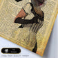 Poster de Gato con sombrilla. Láminas de animales con definiciones. Ilustraciones de animales con textos.-Artwork-Nacnic-Nacnic Estudio SL