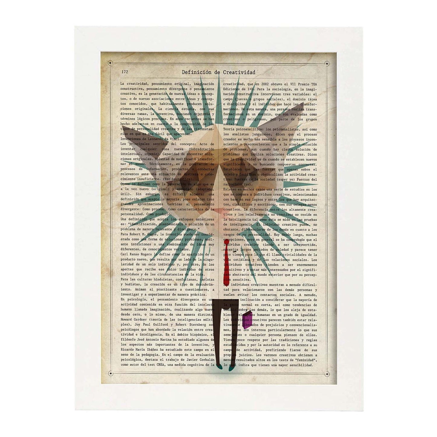 Poster de Gato ejecutivo. Láminas de animales con definiciones. Ilustraciones de animales con textos.-Artwork-Nacnic-Nacnic Estudio SL