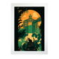 Póster de Gato en Estilo Jardín de Ryo Takemasa y Wu