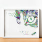Poster de Gato estilo acuarela. Mix de láminas con estilo acuarela-Artwork-Nacnic-Nacnic Estudio SL