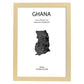 Poster de Ghana. Láminas de paises y continentes del mundo.-Artwork-Nacnic-A3-Marco Madera clara-Nacnic Estudio SL