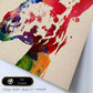 Poster de Girafa 2 con diseño acuarela. Mix de láminas con estilo acuarela-Artwork-Nacnic-Nacnic Estudio SL