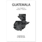 Poster de Guatemala. Láminas de paises y continentes del mundo.-Artwork-Nacnic-A4-Sin marco-Nacnic Estudio SL