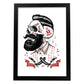 Poster de Hipster. Lámina decorativa de diseño.-Artwork-Nacnic-A4-Marco Negro-Nacnic Estudio SL