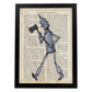 Poster de Hombre de hojalata con hacha. Láminas de personajes importantes. Posters de músicos, actores, inventores, exploradores, ...-Artwork-Nacnic-A3-Marco Negro-Nacnic Estudio SL