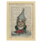 Poster de Hombre de hojalata del Mago de OZ. Láminas de personajes importantes. Posters de músicos, actores, inventores, exploradores, ...-Artwork-Nacnic-A3-Marco Madera clara-Nacnic Estudio SL