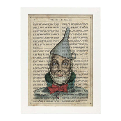 Poster de Hombre de hojalata del Mago de OZ. Láminas de personajes importantes. Posters de músicos, actores, inventores, exploradores, ...-Artwork-Nacnic-A4-Marco Blanco-Nacnic Estudio SL