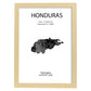 Poster de Honduras. Láminas de paises y continentes del mundo.-Artwork-Nacnic-A4-Marco Madera clara-Nacnic Estudio SL