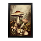 Póster Vintage de Hongos Antiguos en el Bosque