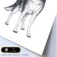 Poster de Husky. Lámina decorativa de perros.-Artwork-Nacnic-Nacnic Estudio SL