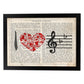 Poster de I love music. Láminas musicales con definiciones para-Artwork-Nacnic-A4-Marco Negro-Nacnic Estudio SL