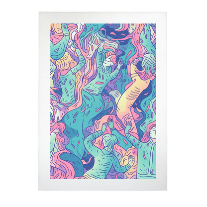 Póster de Ilustración Digital Gruñón