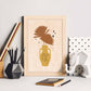 Poster de imágenes abstractas de plantas. Dibujos en tonos claros y tierras. 'Acuarela 15'.-Artwork-Nacnic-Nacnic Estudio SL