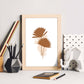 Poster de imágenes abstractas de plantas. Dibujos en tonos claros y tierras. 'Acuarela 4'.-Artwork-Nacnic-Nacnic Estudio SL