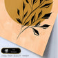 Poster de imágenes abstractas de plantas. Dibujos en tonos claros y tierras. 'Acuarela 5'.-Artwork-Nacnic-Nacnic Estudio SL