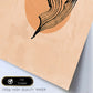 Poster de imágenes abstractas de plantas. Dibujos en tonos claros y tierras. 'Acuarela 7'.-Artwork-Nacnic-Nacnic Estudio SL