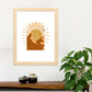 Poster de imágenes de la naturaleza. Dibujos en tonos marrones. 'Naturaleza 13'.-Artwork-Nacnic-Nacnic Estudio SL