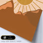 Poster de imágenes de la naturaleza. Dibujos en tonos marrones. 'Naturaleza 22'.-Artwork-Nacnic-Nacnic Estudio SL