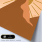 Poster de imágenes de la naturaleza. Dibujos en tonos marrones. 'Naturaleza 3'.-Artwork-Nacnic-Nacnic Estudio SL