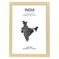 Poster de India. Láminas de paises y continentes del mundo.-Artwork-Nacnic-A3-Marco Madera clara-Nacnic Estudio SL