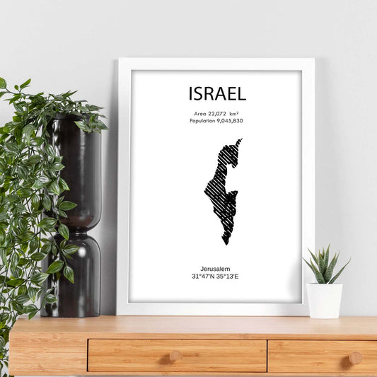 Poster de Israel. Láminas de paises y continentes del mundo.-Artwork-Nacnic-Nacnic Estudio SL