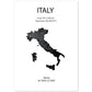 Poster de Italia. Láminas de paises y continentes del mundo.-Artwork-Nacnic-A4-Sin marco-Nacnic Estudio SL