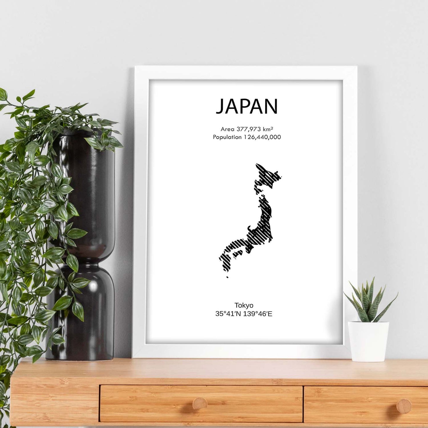 Poster de Japón. Láminas de paises y continentes del mundo.-Artwork-Nacnic-Nacnic Estudio SL