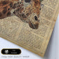 Poster de Jirafa reina. Láminas de animales con definiciones. Ilustraciones de animales con textos.-Artwork-Nacnic-Nacnic Estudio SL