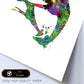 Poster de Jirafas en familia estilo acuarela. Mix de láminas con estilo acuarela-Artwork-Nacnic-Nacnic Estudio SL