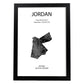 Poster de Jordania. Láminas de paises y continentes del mundo.-Artwork-Nacnic-A4-Marco Negro-Nacnic Estudio SL