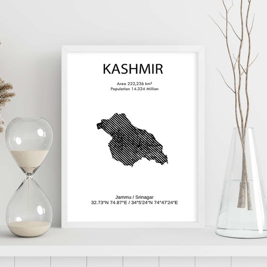Poster de Kashmir. Láminas de paises y continentes del mundo.-Artwork-Nacnic-Nacnic Estudio SL