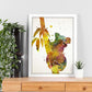 Poster de Koala estilo acuarela. Láminas de animales con estilo acuarela-Artwork-Nacnic-Nacnic Estudio SL