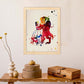 Poster de la bella y la bestia. Láminas de cine, películas, y actores. Posters de películas antiguas con estilo acuarela.-Artwork-Nacnic-Nacnic Estudio SL