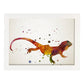 Poster de Lagarto estilo acuarela. Láminas de animales con estilo acuarela-Artwork-Nacnic-A3-Marco Blanco-Nacnic Estudio SL