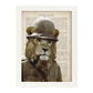 Poster de Leon de safari. Láminas de animales con definiciones. Ilustraciones de animales con textos.-Artwork-Nacnic-Nacnic Estudio SL