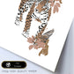 Poster de Leopardo. Lámina de animal de la jungla con flores y vegetación.-Artwork-Nacnic-Nacnic Estudio SL